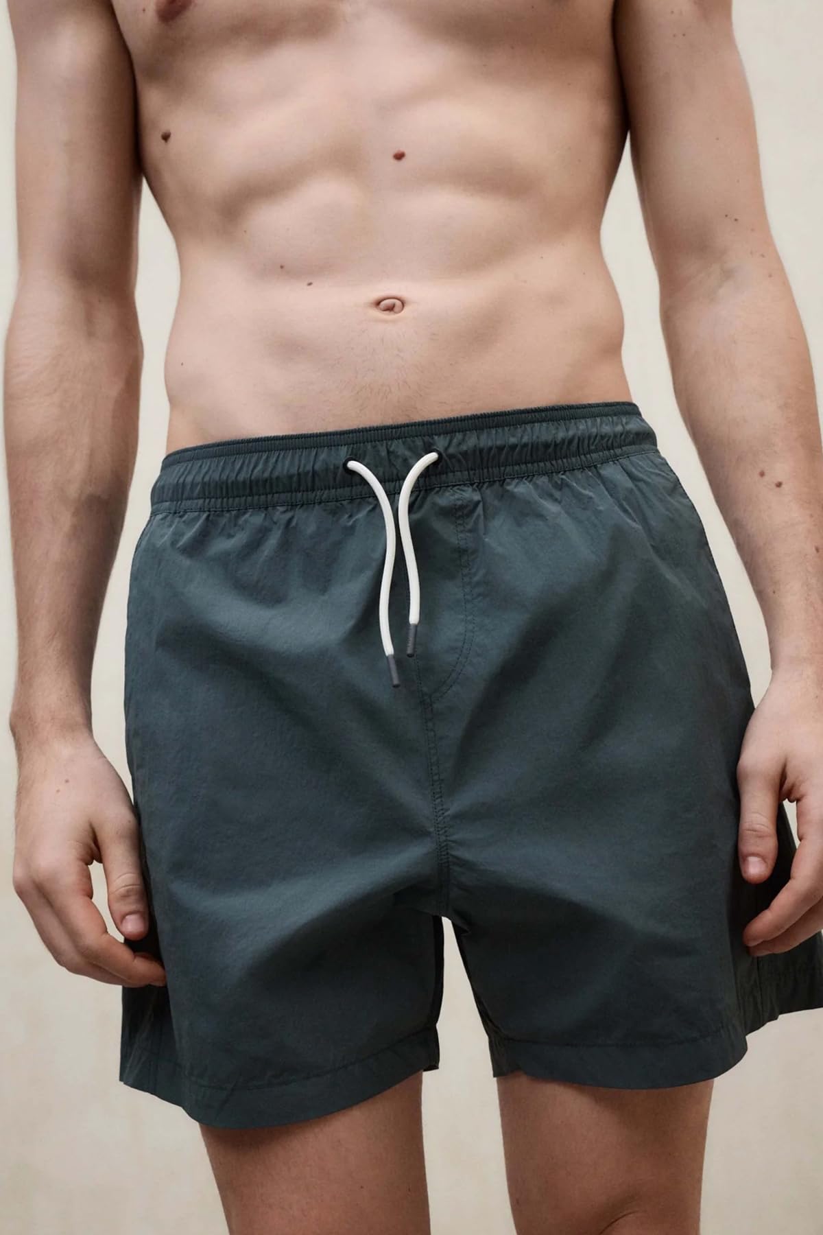 ECOALF Bañador Biarritz para Hombre, Verde Shadow, 100% Poliamida Reciclada, Secado Rápido, Forro de Malla