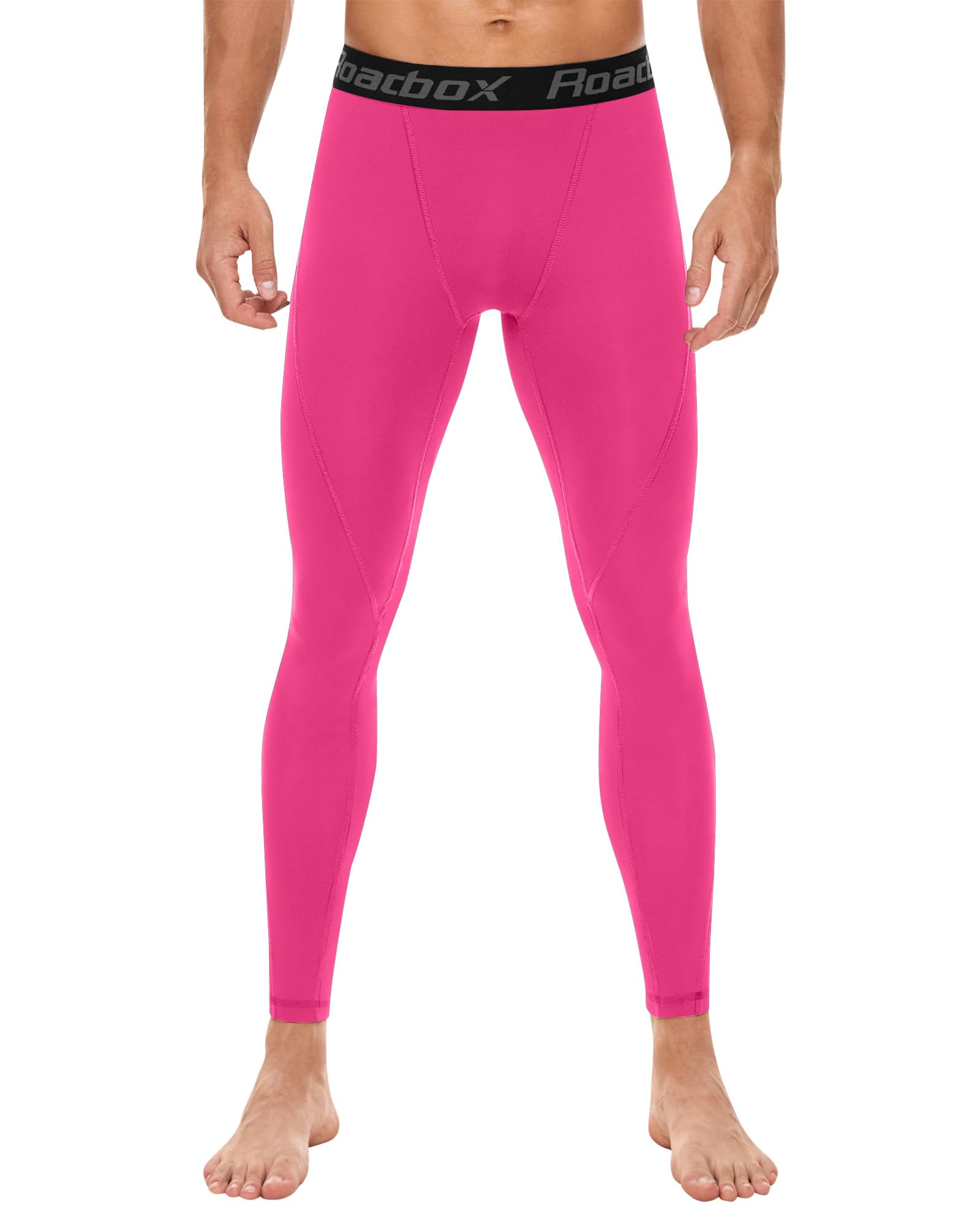 Men's Compression Tights Leggings - 1/2/3 Pack Cool Dry Base Layer Pants for Training Gym Workout Running Cycling