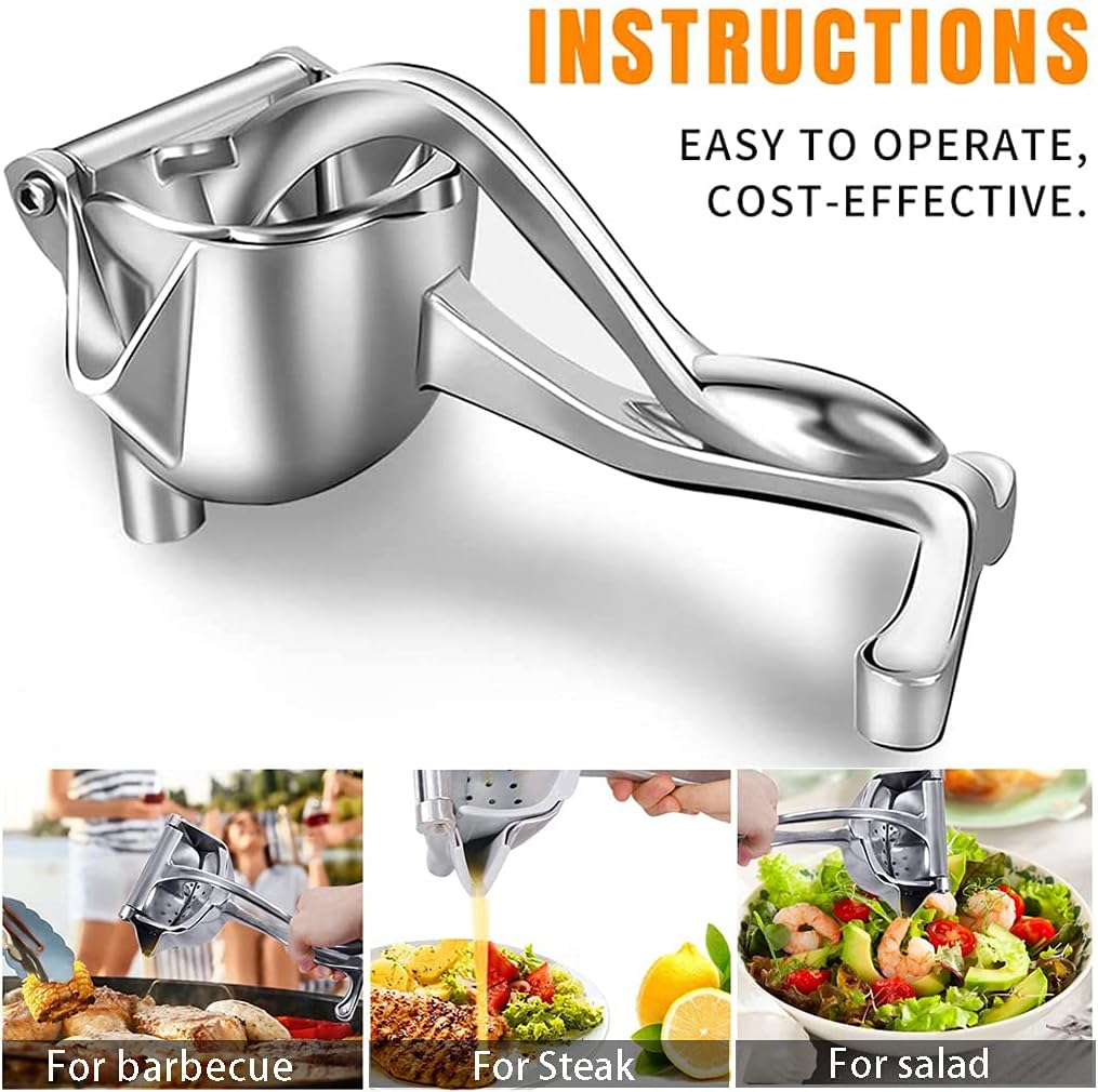 Manual Juicer - Lemon Squeezer Citrus,Heavy Duty Handhold Press Fruit Manual Juicer,Detachable Lime Squeezer For Health Fruit Juice