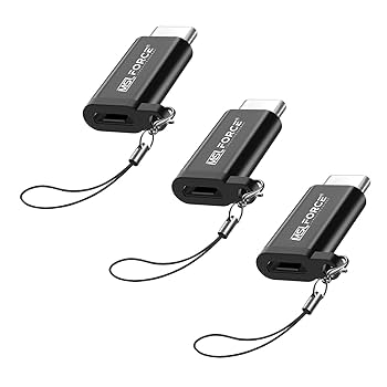 microUSB USBType-C 変換アダプター USB変換コネクタ microB→C BK – kashimura