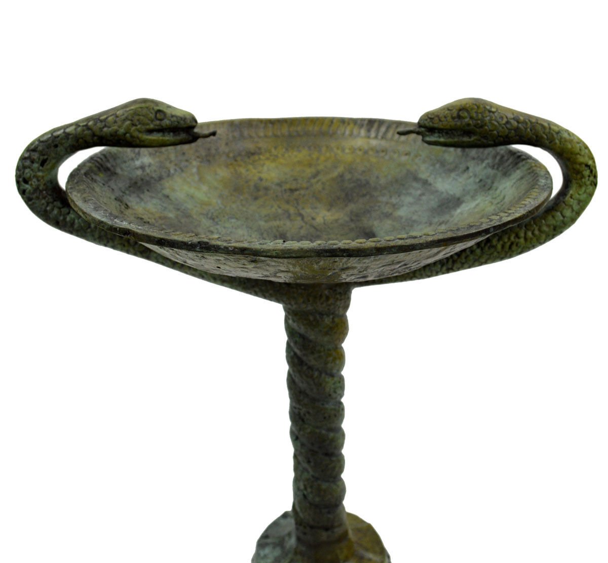 Hand Made Mycenaean Bronze Kylix with Serpents - Ancient Greek Art-Lost Wax Bronze Method