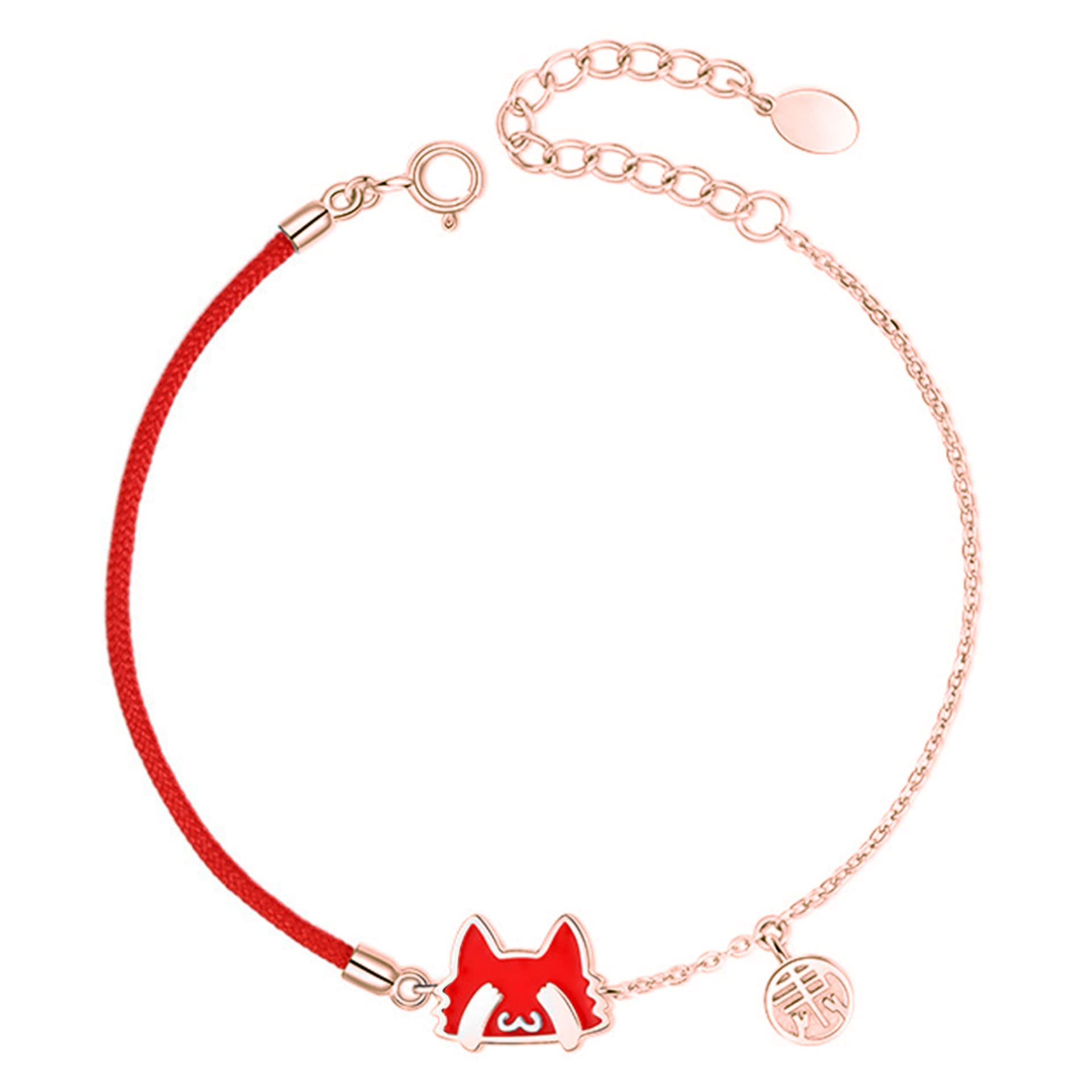 Gatito Mascota Tobillera Pulsera para Mujer Pulsera Ajustable envíate a ti Mismo, Familiares, Madres, Esposas, Mejores Amigos Regalo de cumpleaños