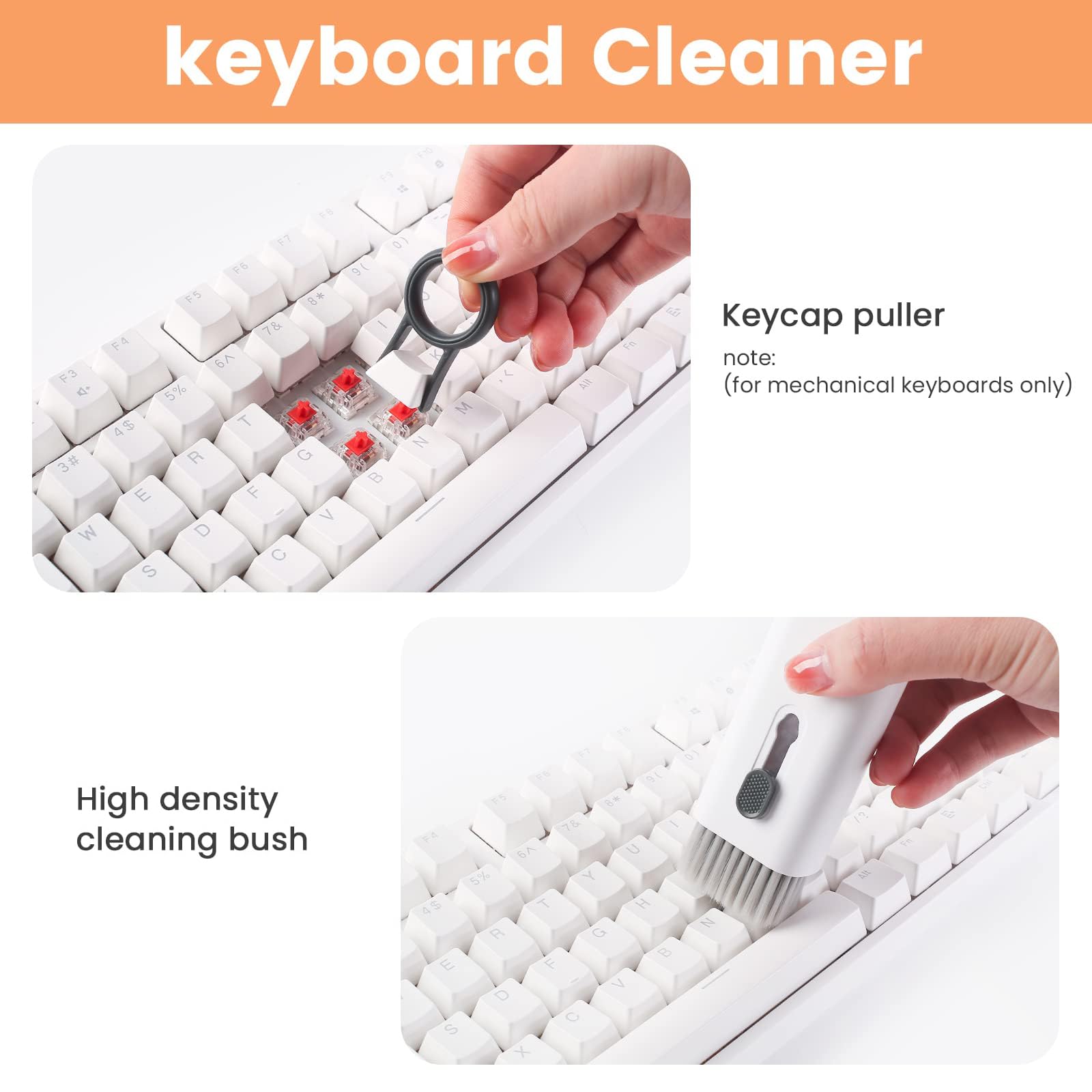 7 in 1 Keyboard Cleaning Kit, Electronic Cleaning Kit, Keyboard Cleaner with Brush - Image 4