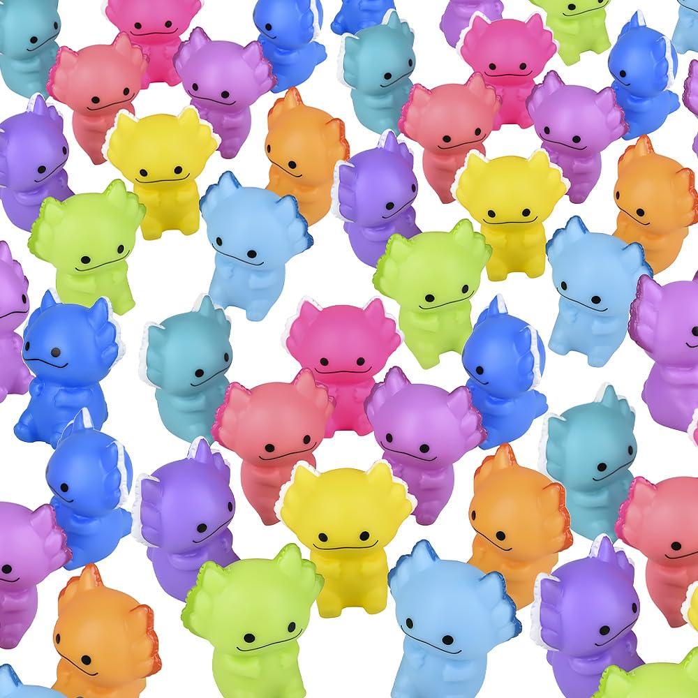 Rhode Island Novelty 2" Rubber Axolotl Assortment