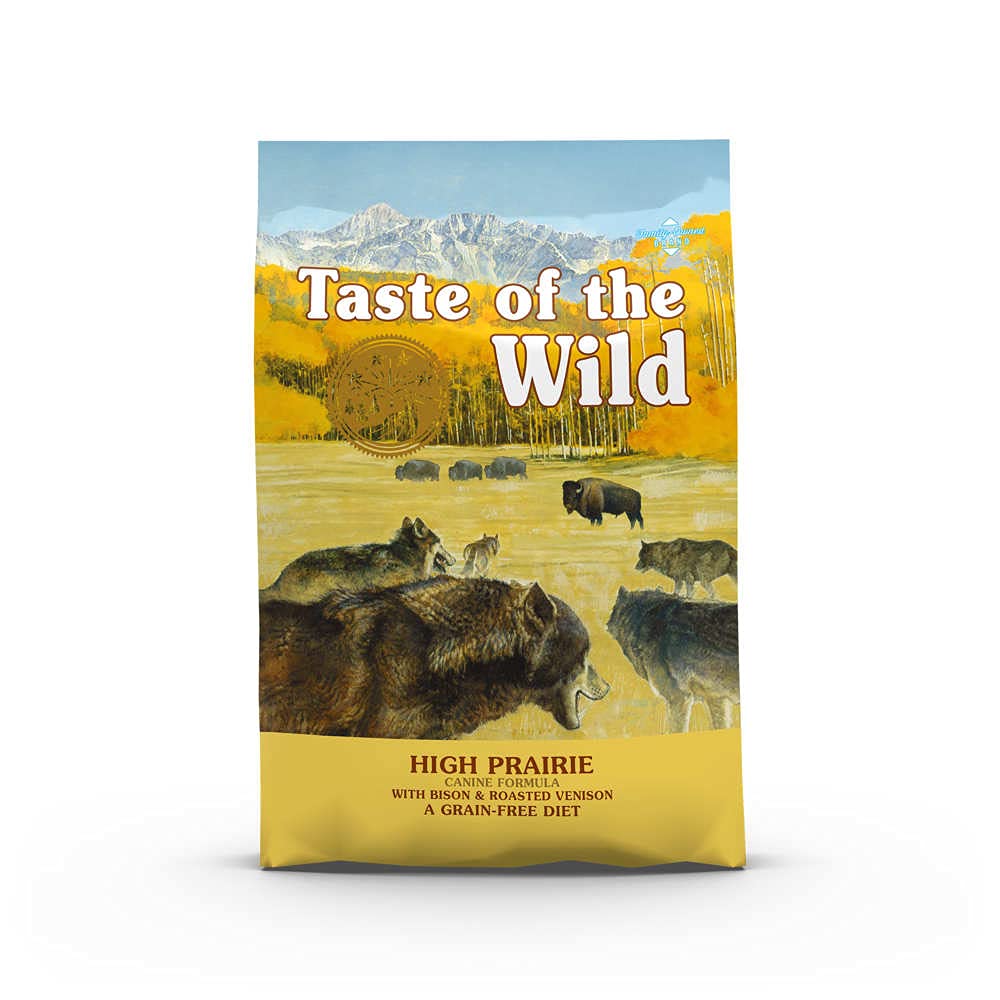 Taste of The Wild Canine Adult High Prairie Comida para Perros, 18 Kg