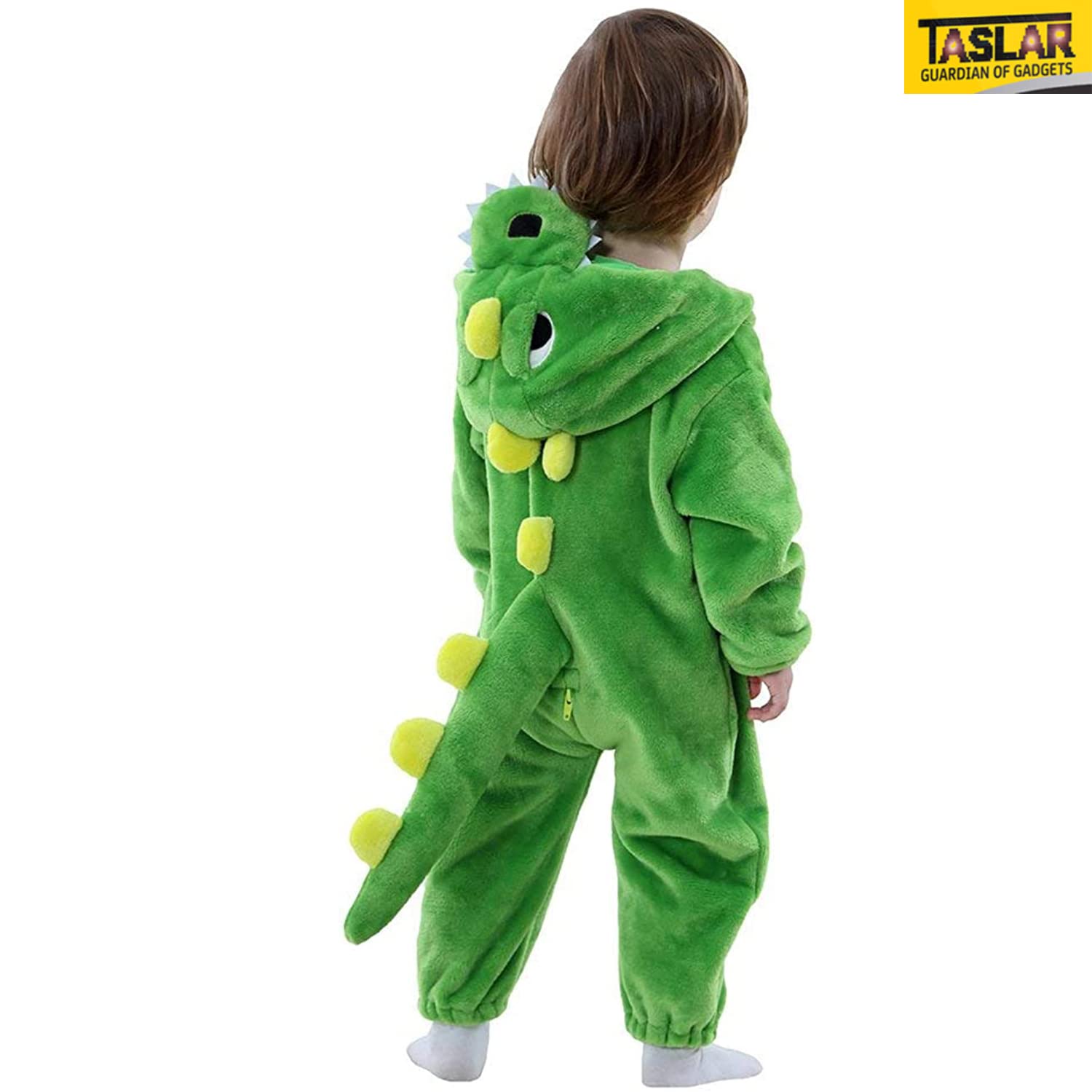 TASLAR Soft Flannel Unisex Baby Infant Kids Costume Jumpsuit Panda Dinosaur Style Cosplay Clothes Bunting Outfits Snowsuit Hooded Romper Outwear