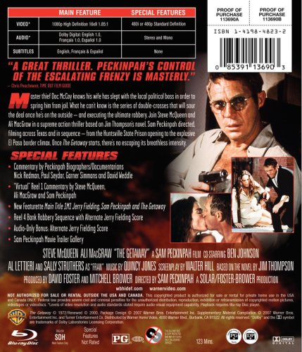 Getaway (1972) [Edizione: Stati Uniti]