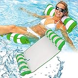 【EINZIGARTIGE 4-in-1 & GROSSE LASTKAPAZITÄT】 Aufblasbares 4-in-1-Schwimmersystem mit den Abmessungen 132 cm x 68 cm (52 ​​