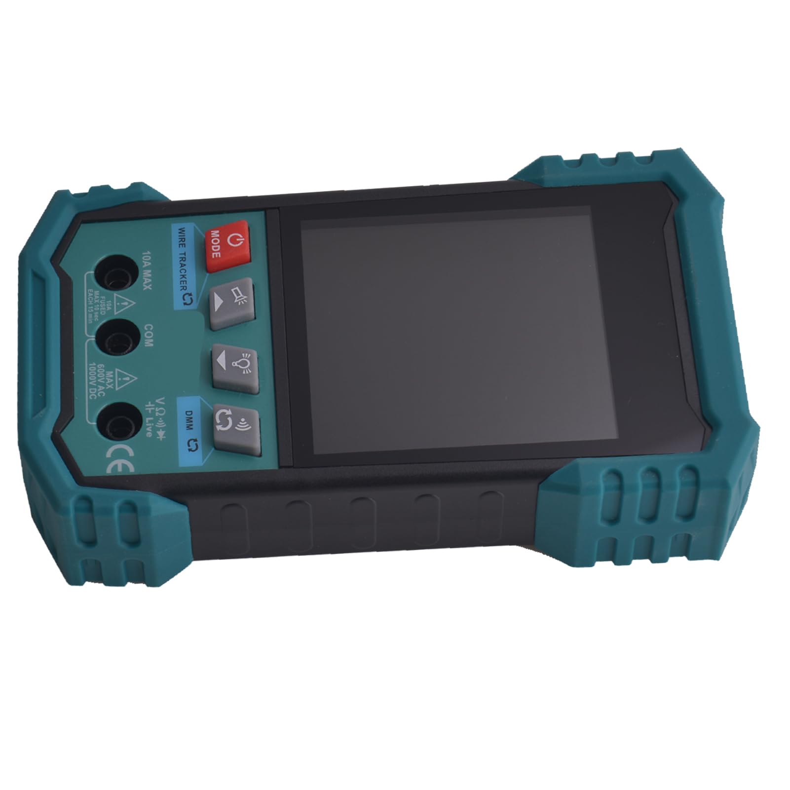 Wakects Tester per Cavi di Rete, Tracciacavi Digitale con Test PoE e Multimetro, Misurazione della Lunghezza del Cavo da 2,5 a 400 M, NCV e Torcia per Installatori di Elettricisti (ET623)