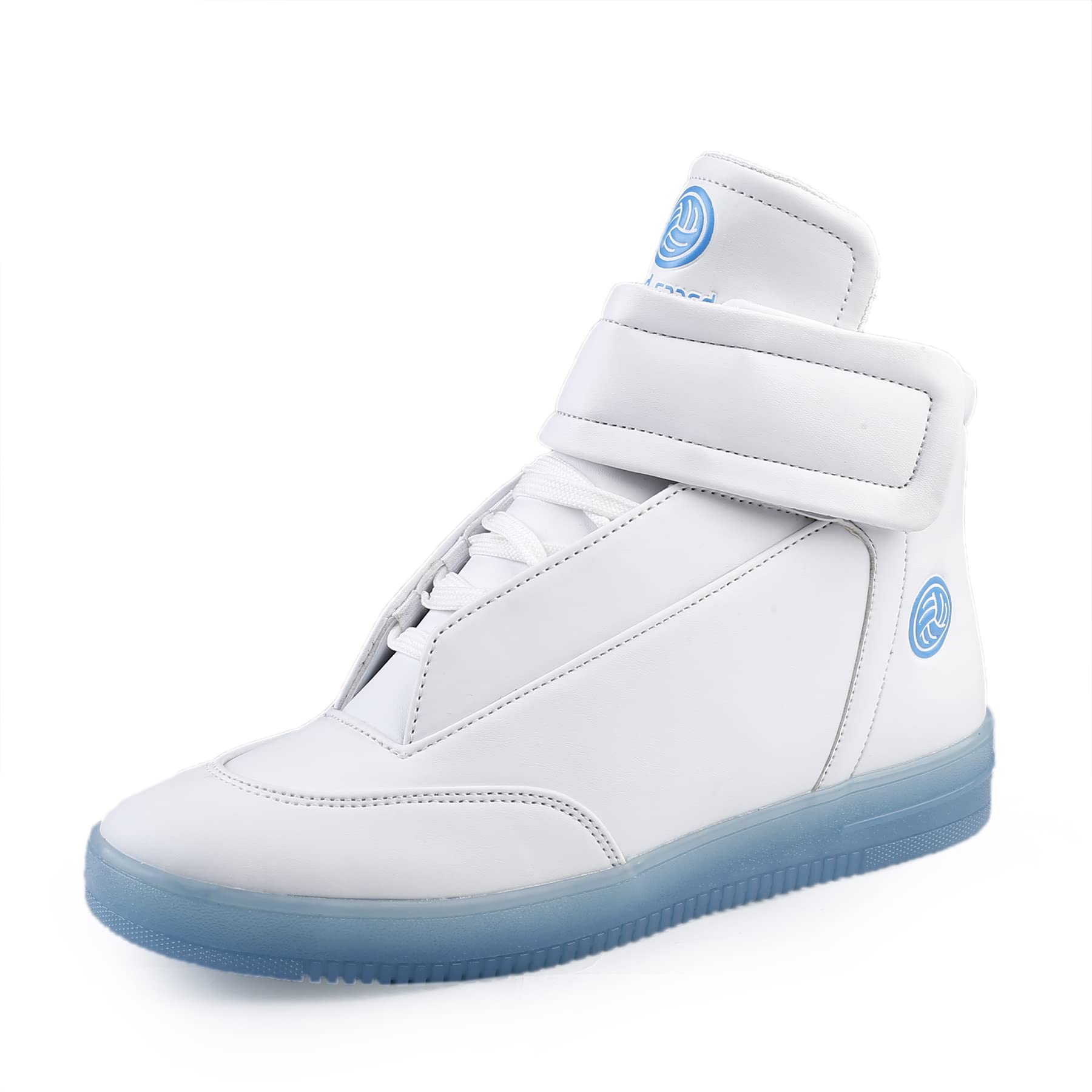 Bacca Bucci® Oyster Mens Flat Sole Hi-Top Casual Lace up Sneakers with Translucent Rubber Outsole | Casual Street Wear- White, Size UK10 (B0BG9BVRL6) Amazon Price History, Amazon Price Tracker