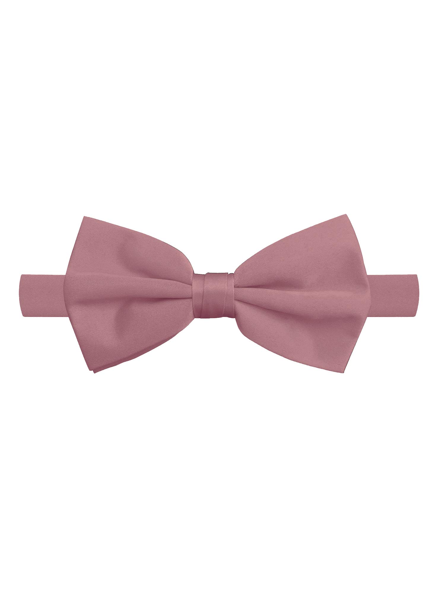Jacob AlexanderMen's Pretied Banded Adjustable Solid Color Bowtie