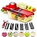 Price comparison product image BYETOO Mandoline Vegetable Slicer Cutter Food Slicer - Red