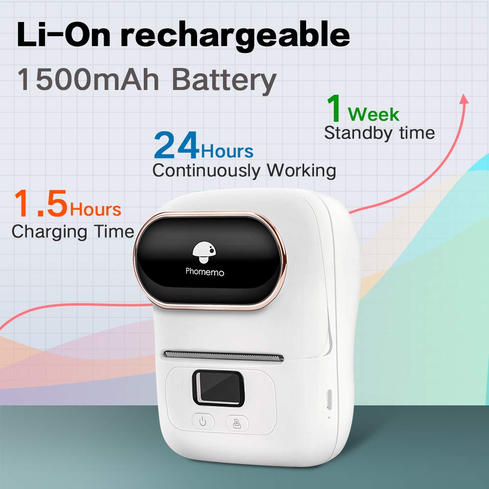 Buy Bluetooth Label Maker Phomemo M110 Thermal Label Printer Mini