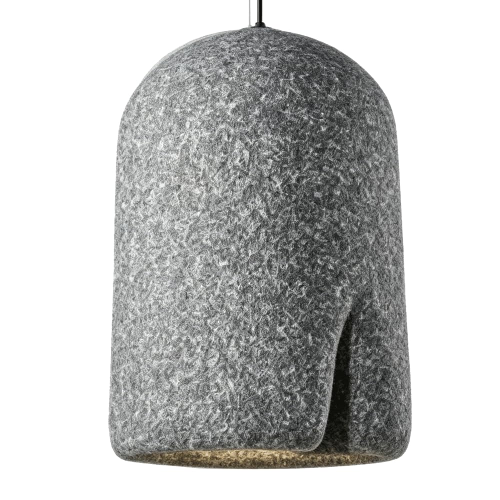 ESIYUVO Japanese Retro Pendant Light Cylindrical Pleated Hanging Lamp E27 High-Density Polystyrene Kitchen Island Decorative Lighting Fixture for Living Room Dining Room Entryway Home Lighting