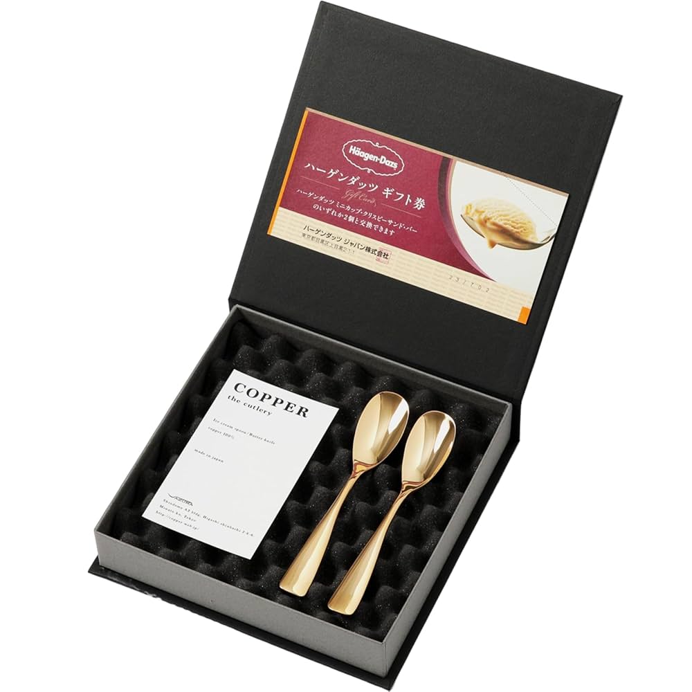 アイススプーン 2本セット Amazon.co.jp: COPPER the cutlery アイススプーン2本