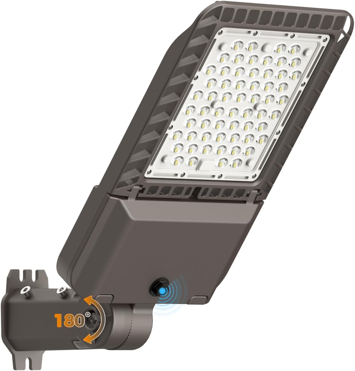 AIKVSXER 180W LED Parking Lot Light 32400LM 6000K Daylight Commercial Outdoor Lighting Dusk to Dawn Photocell, IP65 Waterproof 11 Years Lifespan for Parking Street Yard Garage Warehouse 1 Pack