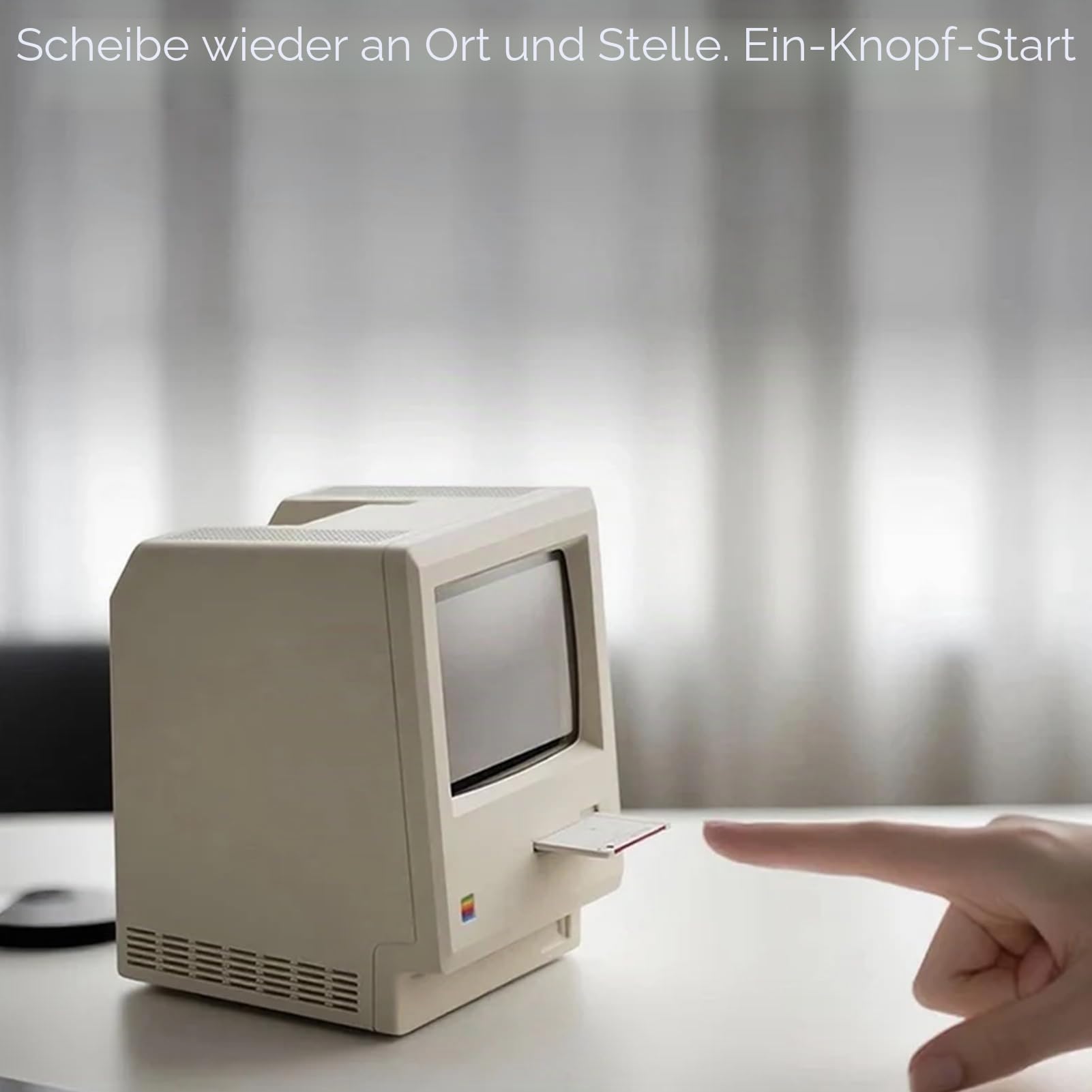 RayCue Maclock-Retro: Dieser Digitale USB-Wecker verbindet nahtlos Retro-Computer-Stil mit moderner Funktionalität