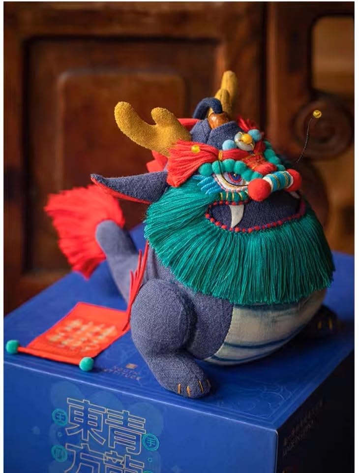Bolsa aromática bordada oriental Qinglong festival miniatura 3