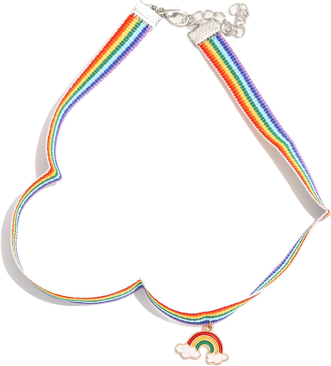 Pride Necklace Rainbow Necklaces LGBT Choker Necklace