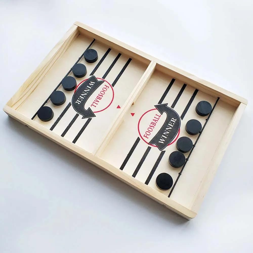 Childrens Indoor Games Bouncing Chess Wooden Table Ice Hockey Bumper Chess Puzzle Desktop Hockey Game, Parents for ChildrenBoard Battle Toys (B0CSP5QW3Y) Amazon Price History, Amazon Price Tracker
