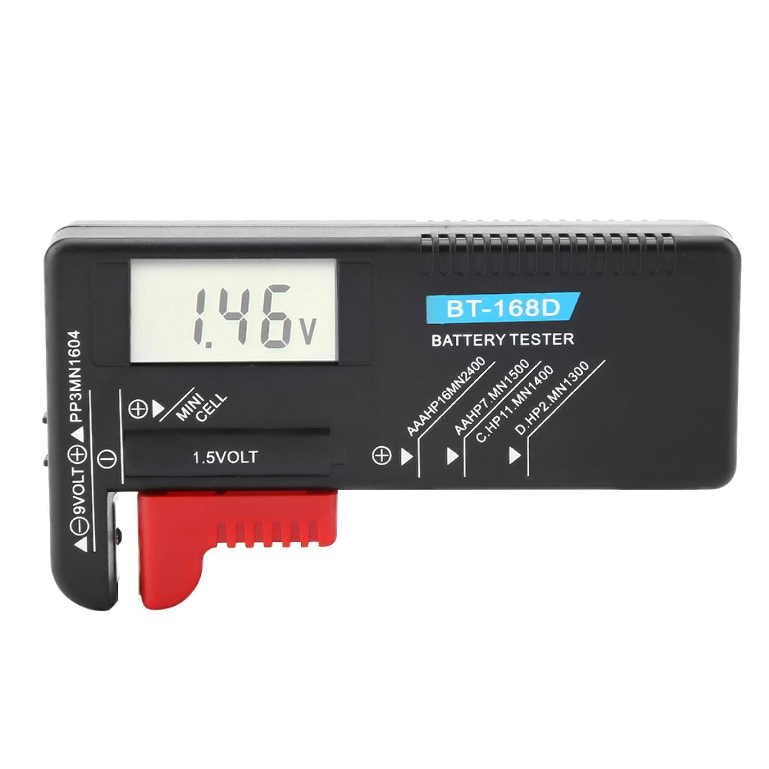 Digital Battery Volt Tester, Battery Tester, Digit Indicates Power Level Quickly Test Easy to