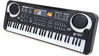 ZALHIN Keyboard Piano 61 Keys Digital Music Electronic Keyboard Board Electric Piano Organ