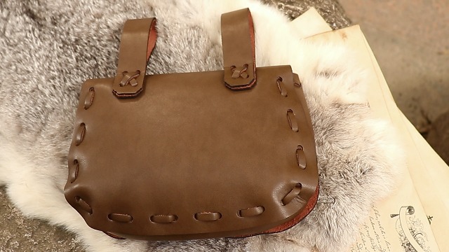 YOUGE Medieval Belt Pouch - Faux Leather Waist Bag, Steampunk & Renaissance Accessory, Adjustable