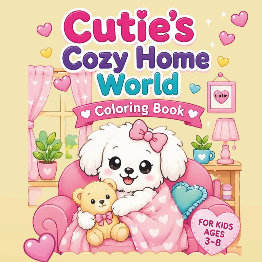 Cutie’s Cozy Home World Coloring Book: Simple Comfort Scenes for Calm Creativity and Gentle Relaxation (Cutie Patootie)