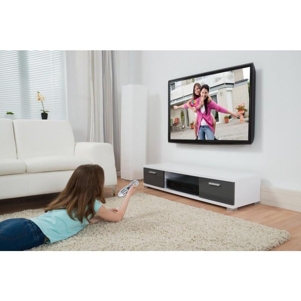 Techly 023837 Supporto a Muro per TV LED LCD 19-37" inclinabile 2 snodi Bianco Bianco