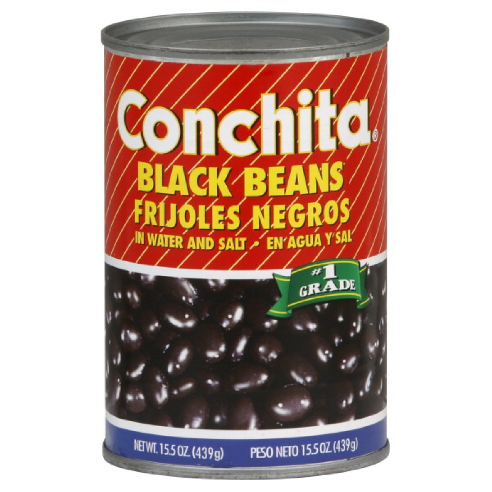 Conchita Black Bean Water n Salt, 15.5-Ounce (Pack of 24)