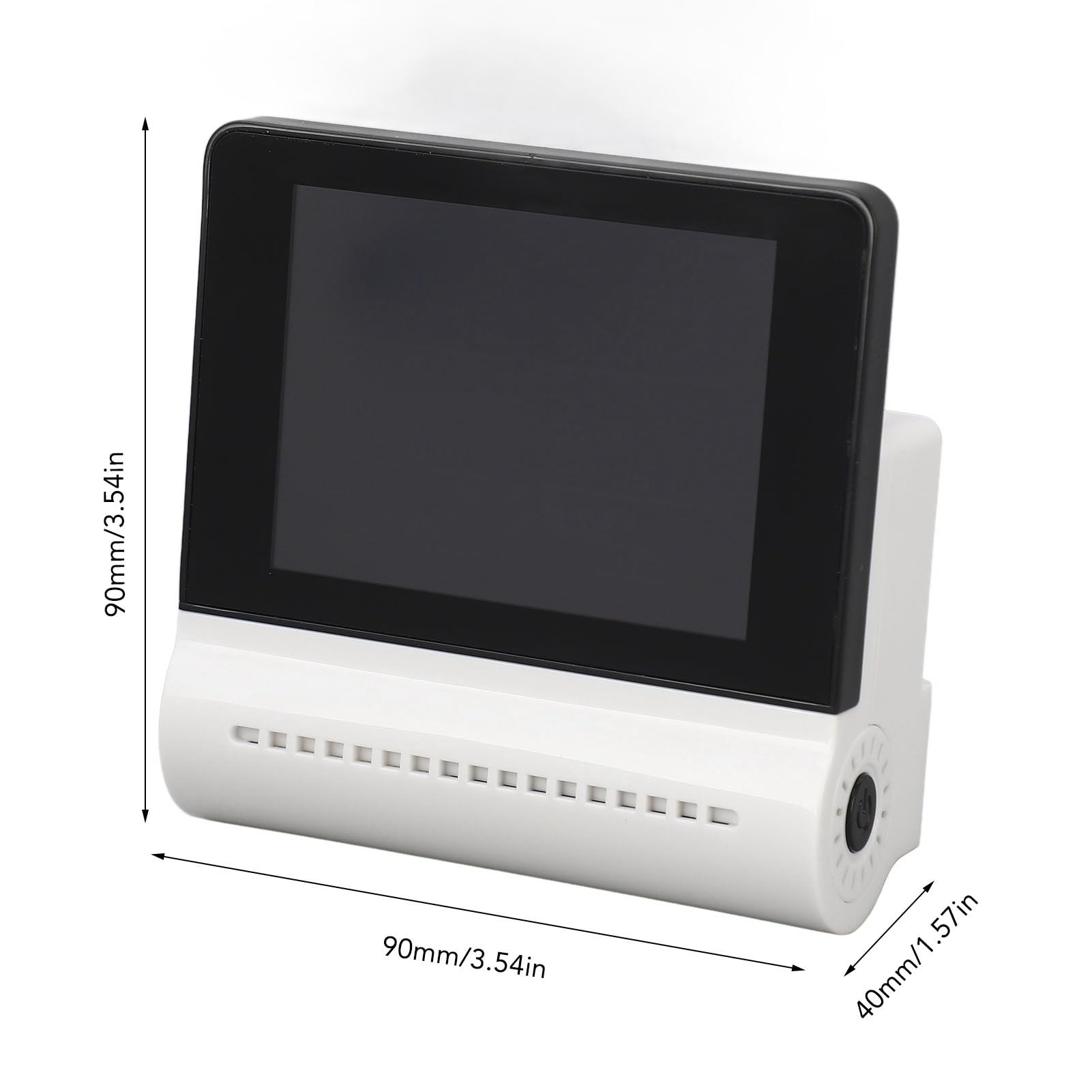 Generic Detector de Calidad del Aire, Pantalla LCD, Bluetooth, PM2.5, Sensor de Temperatura de CO2 para Sala de Estar, Dormitorio, Oficina, Diseño ABS
