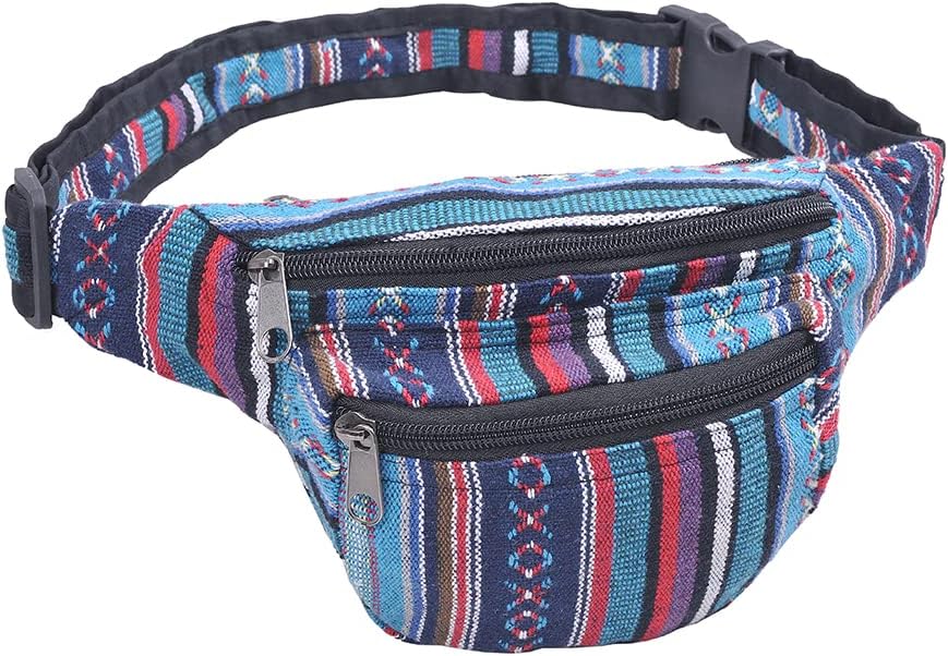 The Collection Royal Handmade Festival Waistpack Boho Hippie Waist Bag Hip Bum Running Belt Fanny Pack Travel Utility Belt Unisex