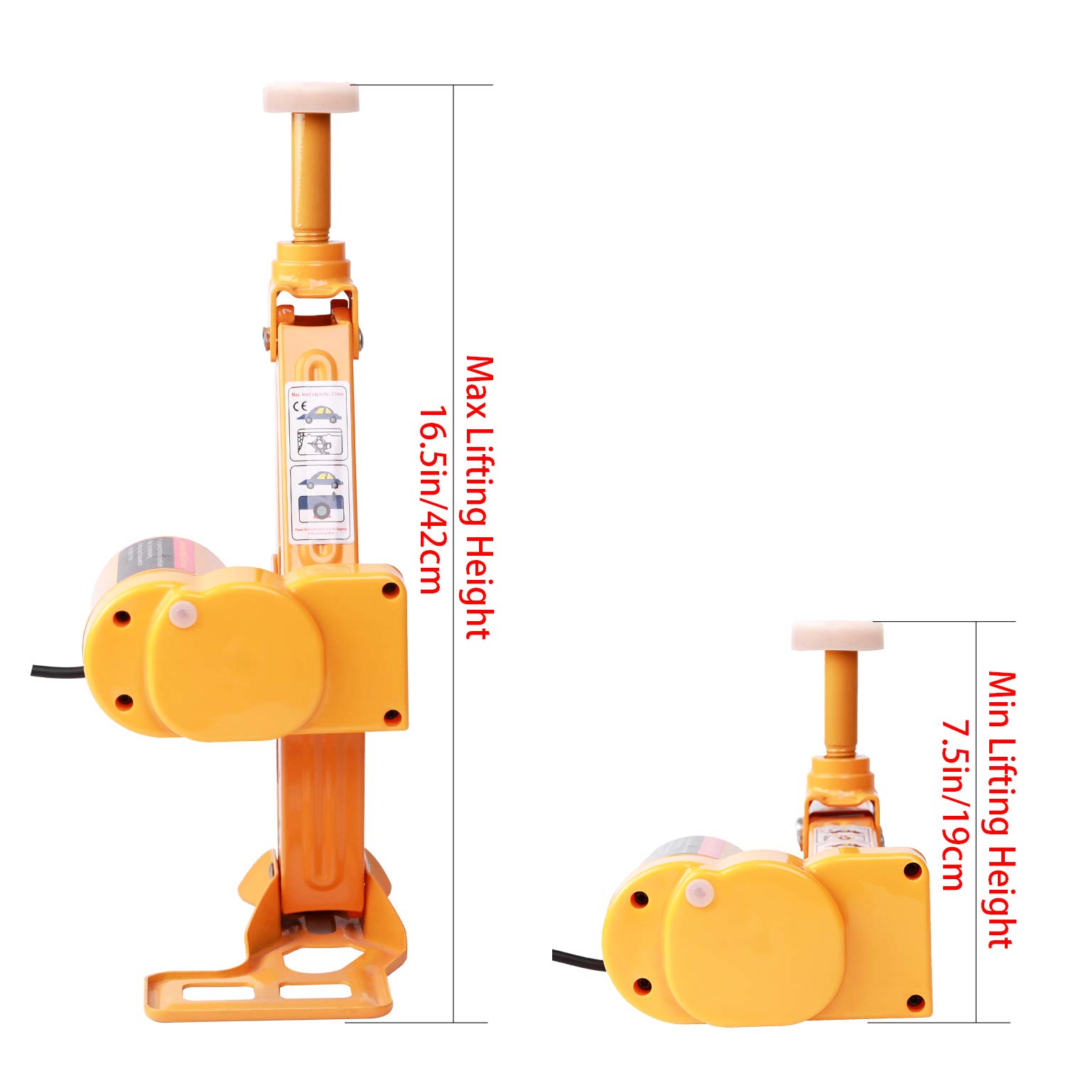 Buy ROGTZ Electric Car Scissor Jack 12V Auto Trailer Car Floor Jack