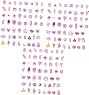 Gatuida 300 peças de capa de celular acessórios brincos encantos decoração acessórios modelo DIY artesanato decoração capa de telefone charme dos desenhos animados flatback pingentes grampo de cabelo charme capa de telefone DIY