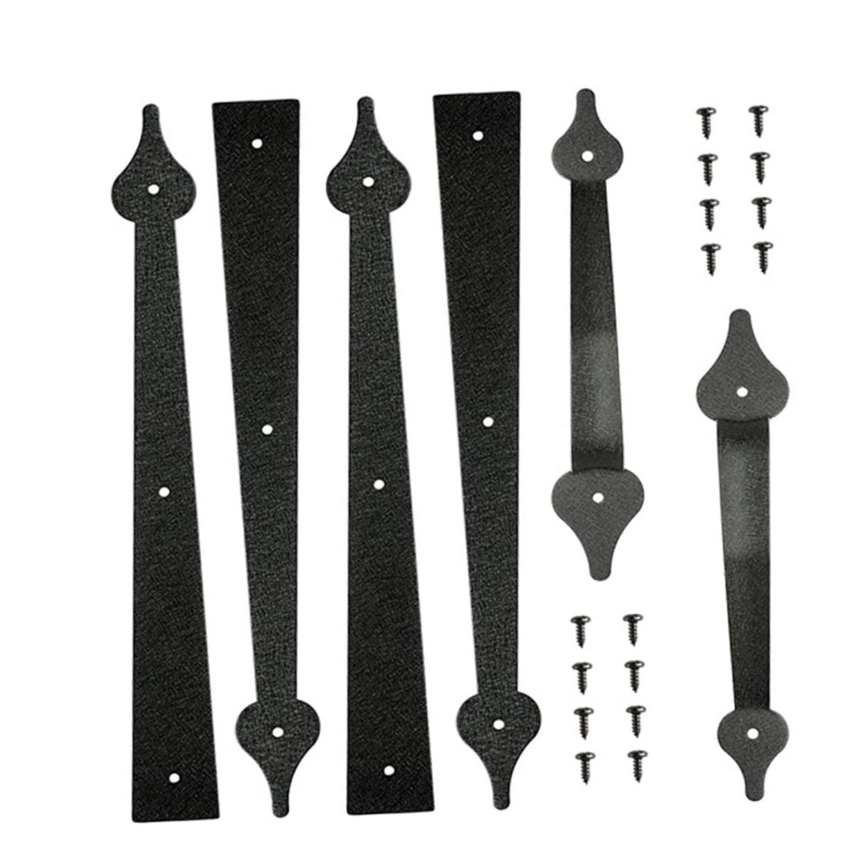Charnières de porte de garage WOONEKY en acier durable et installation facile