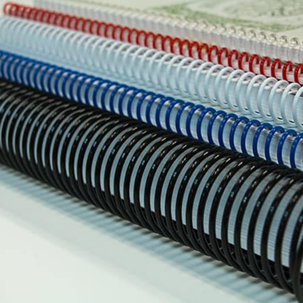 Spiralspule Stanzmaschine für B5, A4, A5, elektrische Spuleneinlegemaschine, 4:1 Pitch, 46 Löcher, 20 Blatt Kapazität, 2.5/4.5/6.5mm einstellbare Seitenränder, Bürogebrauch