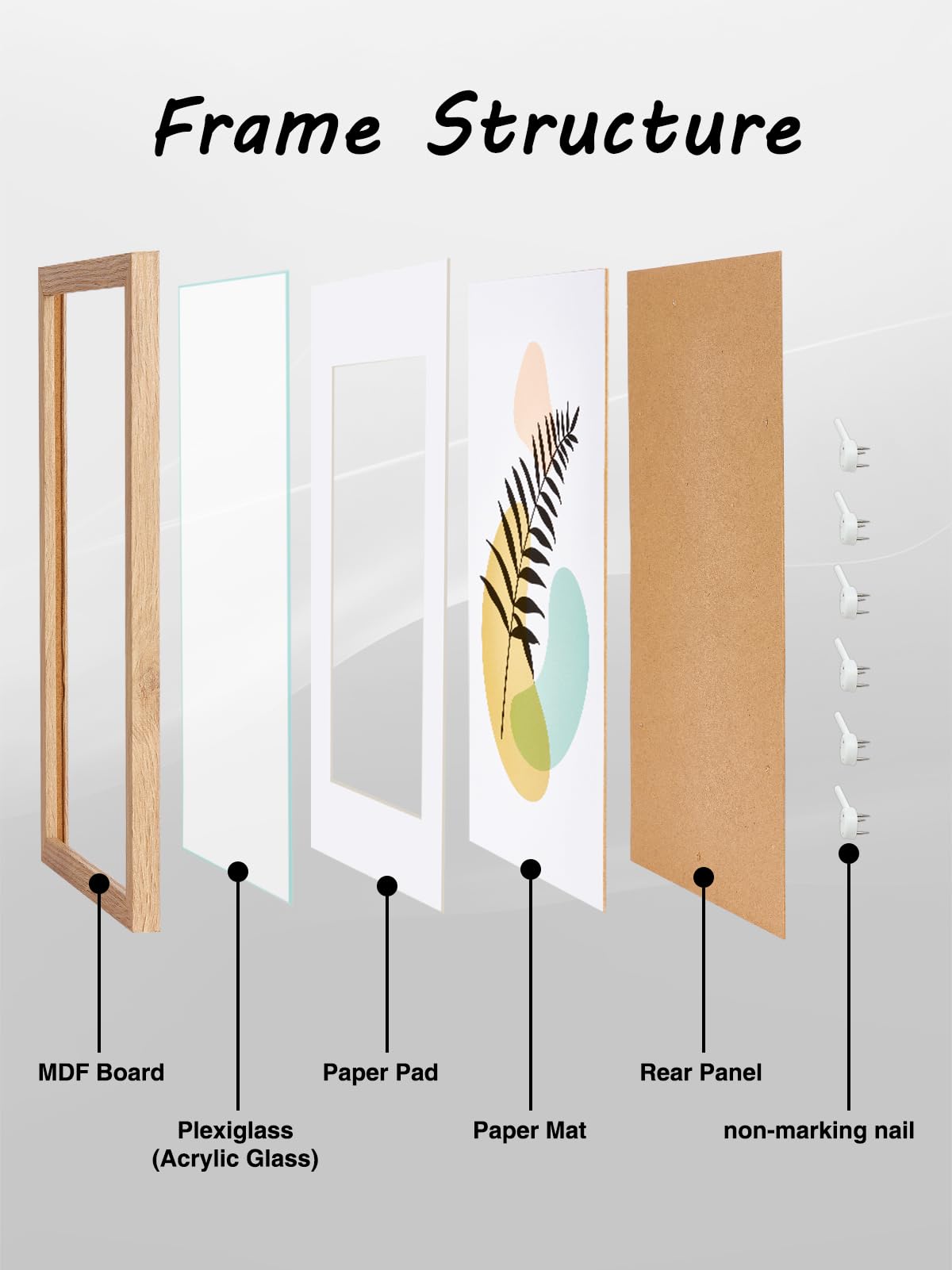 HOUSE DAY A3 Picture Frame, A3 Photo Frame Poster Frame,A3 Frame with a4 Mount - Image 3