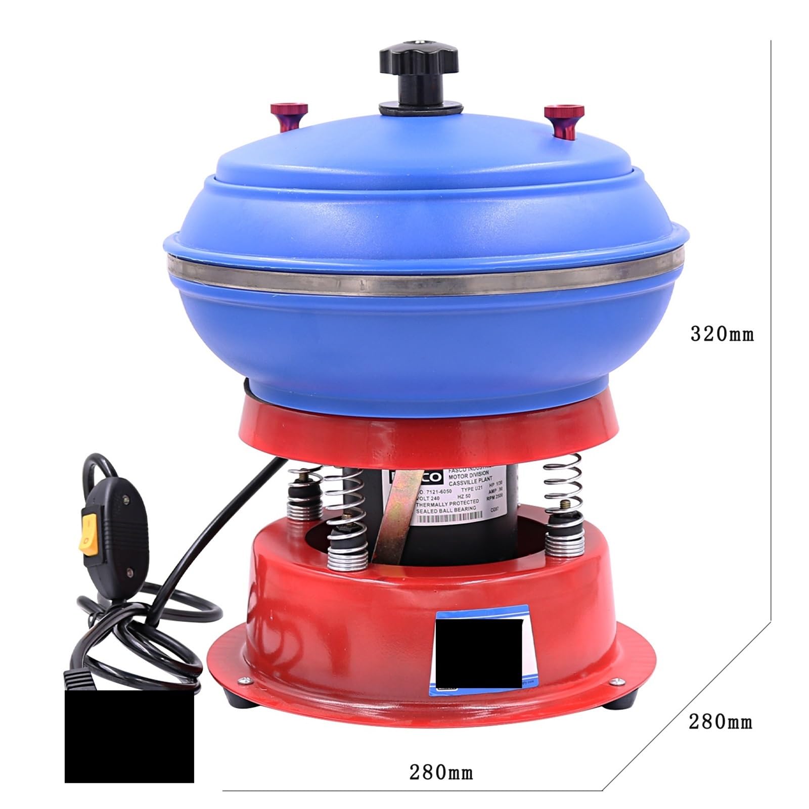 Tischschleifer, Vibrations-Trommelpoliermaschine for Polieren von Schmuck, Metall, Jade, Achat und Edelsteinen – Hochfrequenz-Präzisionswerkzeug