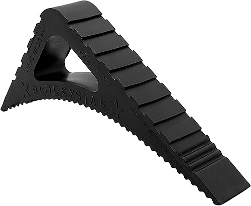 Blockystar Tope de puerta y ventana, tope de puerta de goma flexible, tope de cuña de puerta, galardonado, topes decorativos para la parte inferior