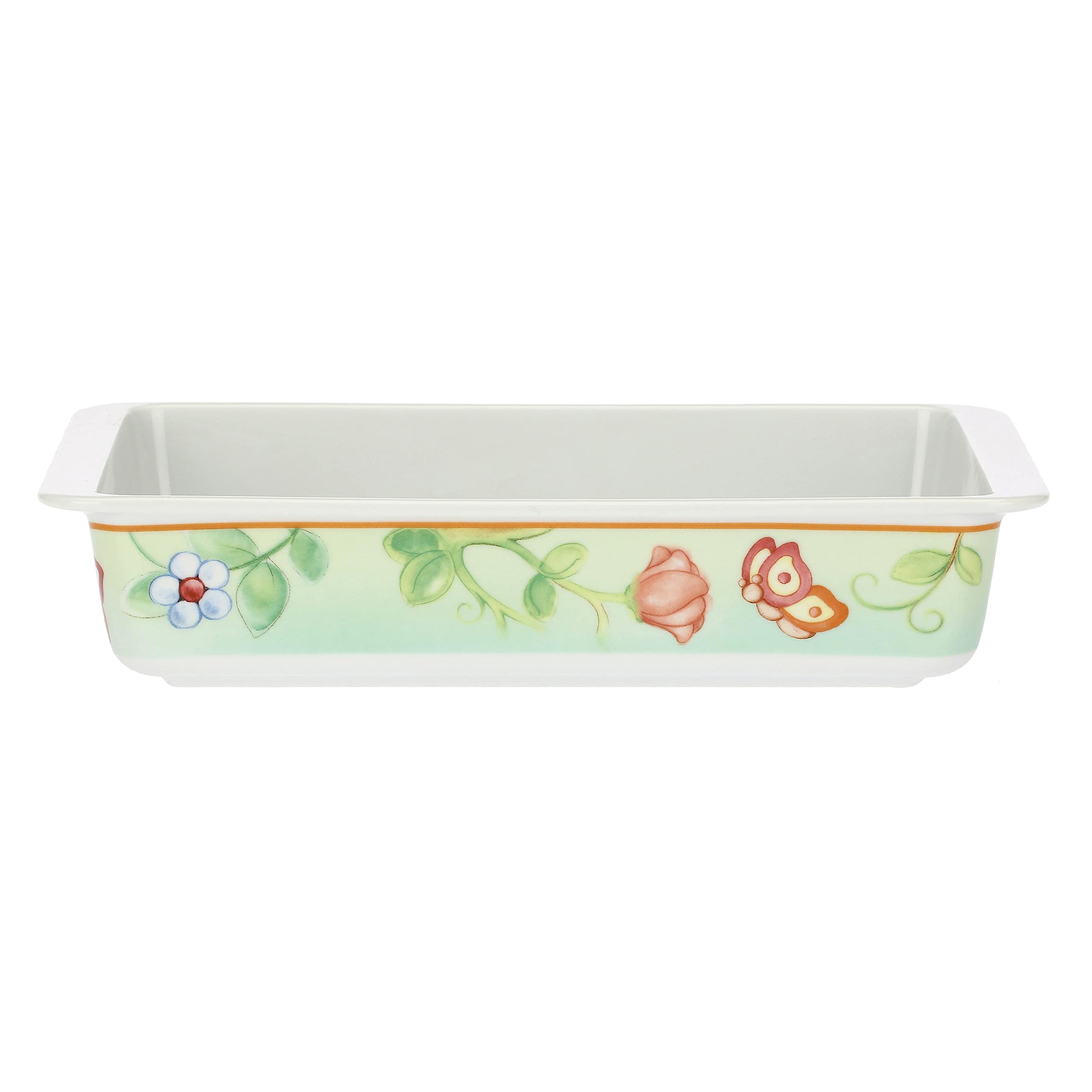 THUN Agnellino Pasquale Con Fiore - Addobbo In Ceramica Decorata A Mano, Versione Media, 12 Cm, Linea Pasqua Favolosa