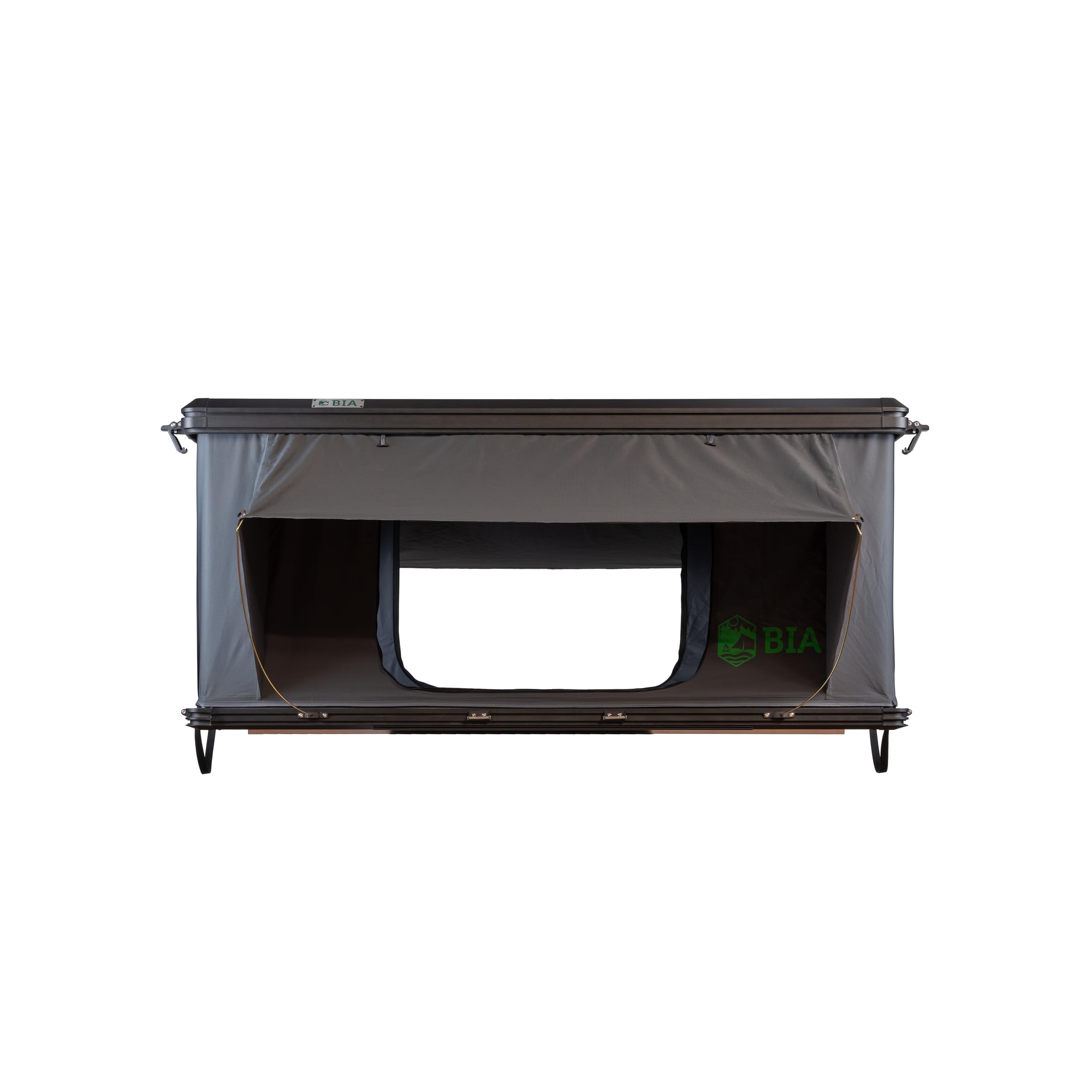 BIA Outdoor Robert - Tenda da tetto rigida, montaggio rapido, resistente alle intemperie e robusta, adatta per SUV e auto, ideale per campeggio e avventure all'aperto, con materasso e scaletta