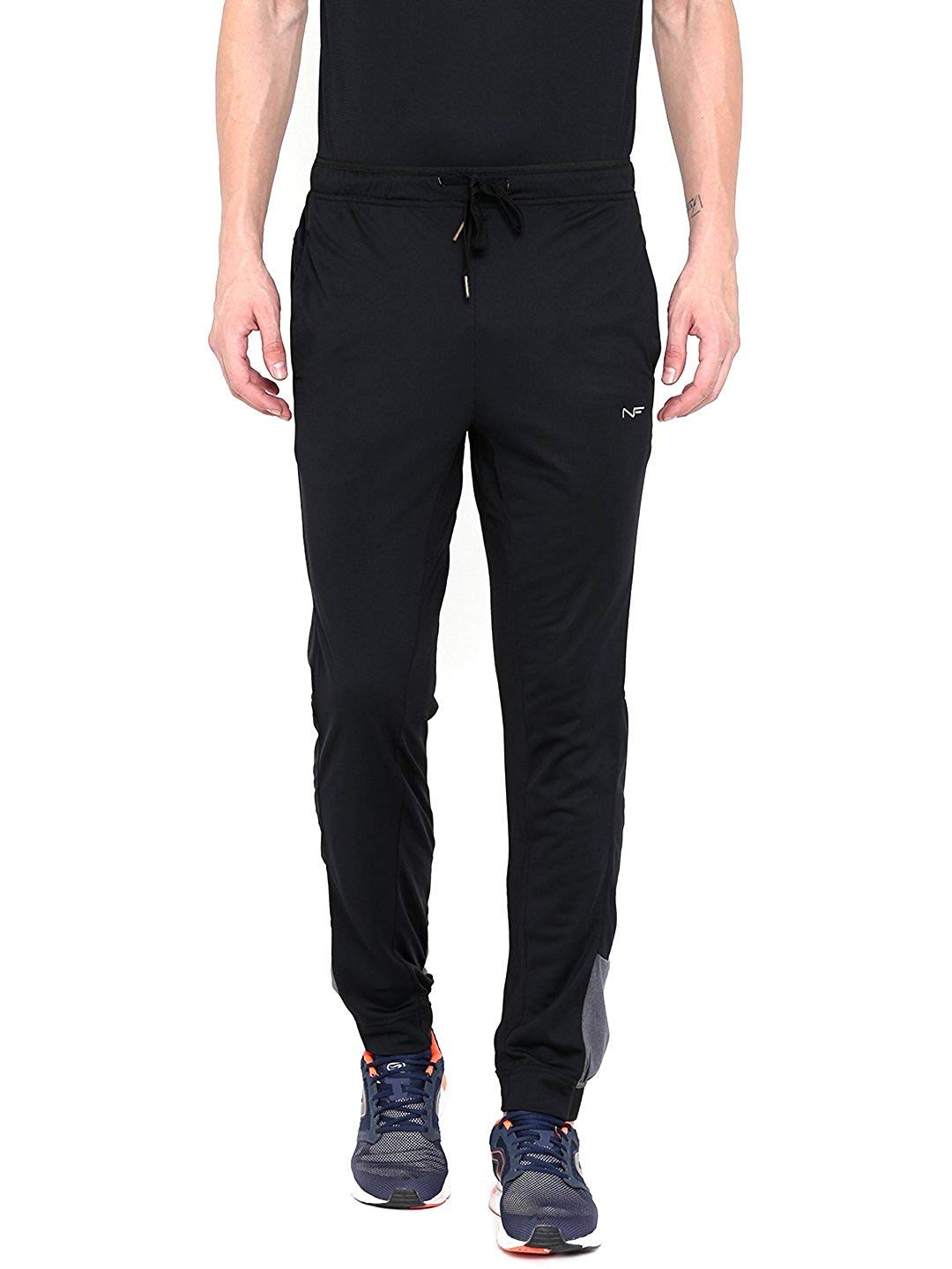 Neo Flick NF Smart Stylish Polyester Jogger Pant for Men Black