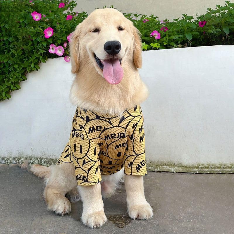 Amazon | JPETTOかわいい 犬用 メッシュ tシャツ 春夏秋 中型犬 大型犬