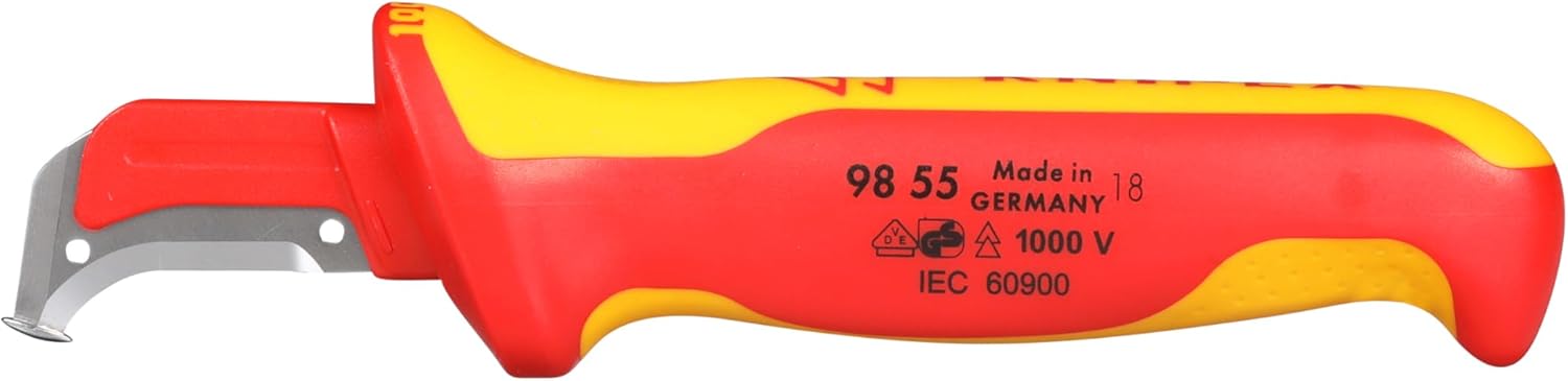 KNIPEX 98 55 SB 1,000V Insulated Dismantling Knife