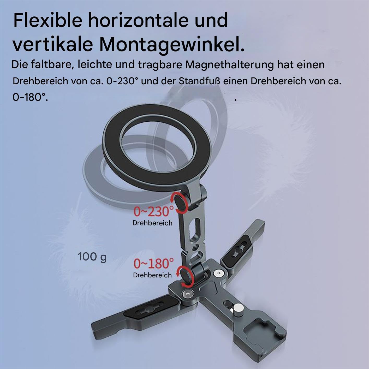 Soporte Magnético Para Móvil Brazo Ajustable Móvil Cámara Vlogging