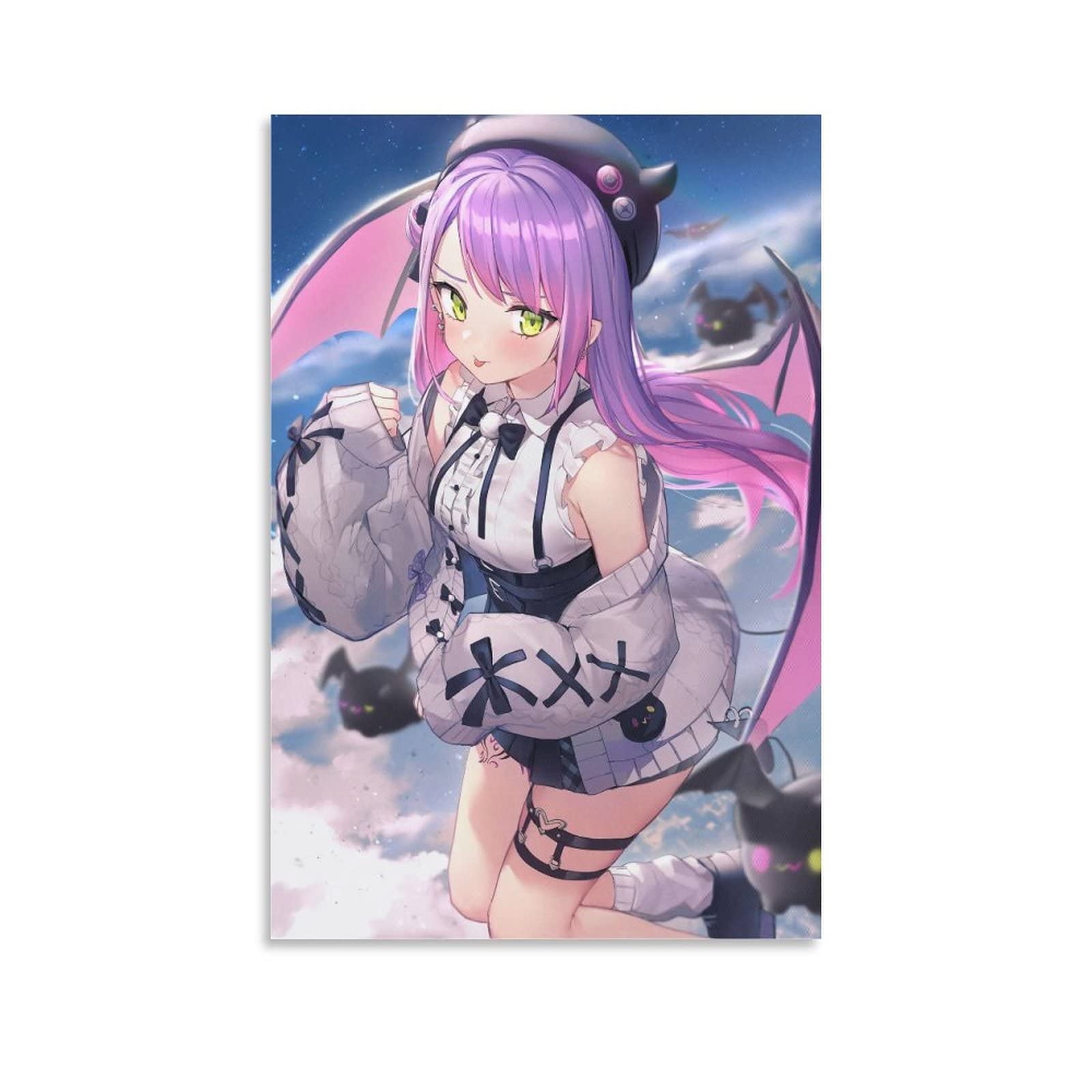 Hololive Tokoyami Towa Poster Canvas Wall Art Posters Gifts