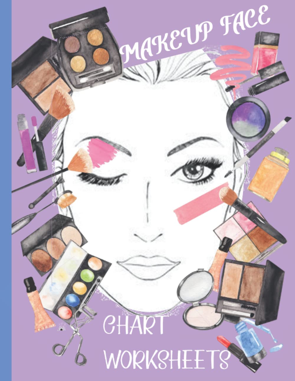Buy MAKEUP FACE CHARTS MAKEUP PRACTICE SHEETS FACE CHARTS FOR MAKEUP