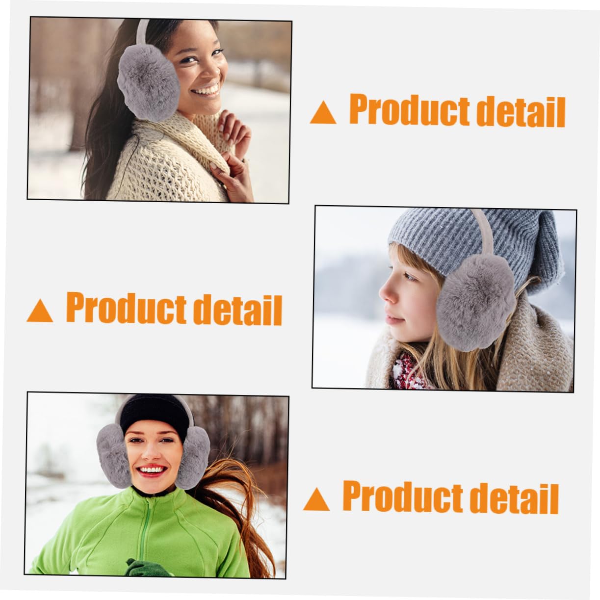 Homoyoyo Orejeras De Invierno Ear Muffs Calentador De Orejas Hombres Felpa Lana Mujer Orejeras Hombre Manguito De Oreja Calentador De Oídos Hermosa Orejera De Invierno