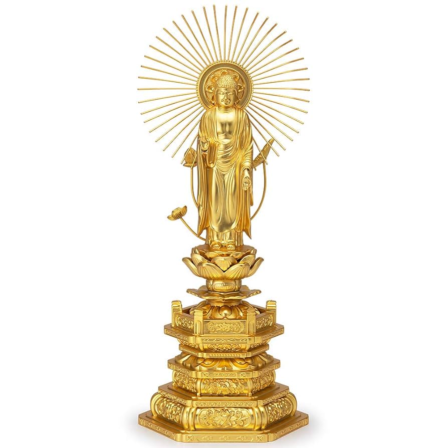 Amazon｜仏壇屋 滝田商店 東阿弥陀如来(真宗大谷派) 合金製 中