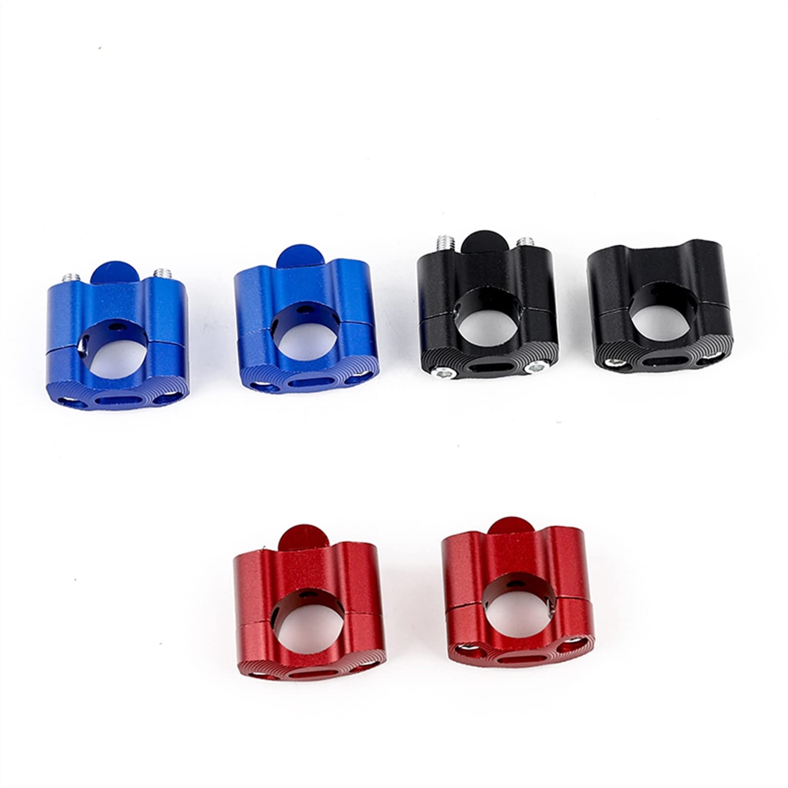 Réhausseur De Guidon Moto CNC - Paire Pour 22mm Ou 28mm - Noir, Facile à Installer, Alliage Aluminium